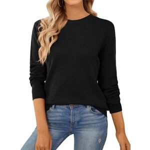Qualfort Women's Black Sweater